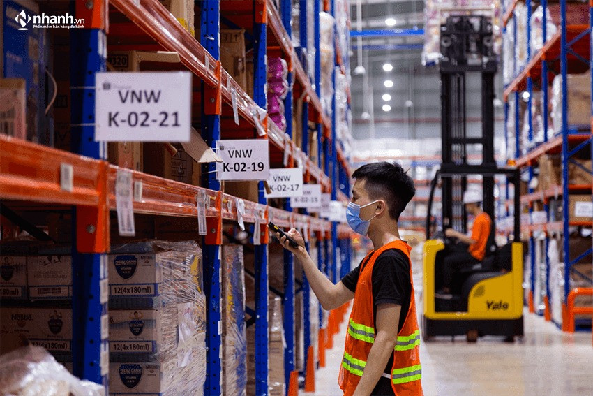 Minh họa chính sách không cho phép khách hàng nhận hàng trực tiếp tại kho BN Mega SOC
