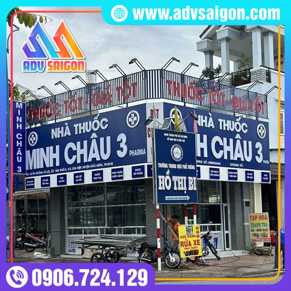 Tổng hợp các mẫu bảng hiệu quầy thuốc tây đẹp và thu hút