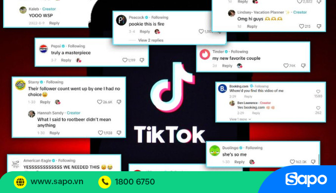 Bình luận vào video của người nổi tiếng là một mẹo để tăng lượt follow trên TikTok