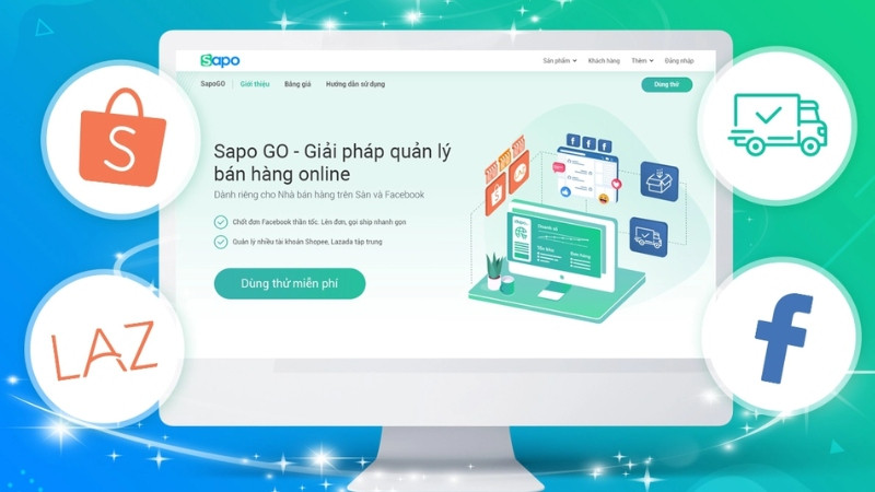 Sapo GO hỗ trợ đưa sản phẩm lên sàn thương mại điện tử đồng loạt
