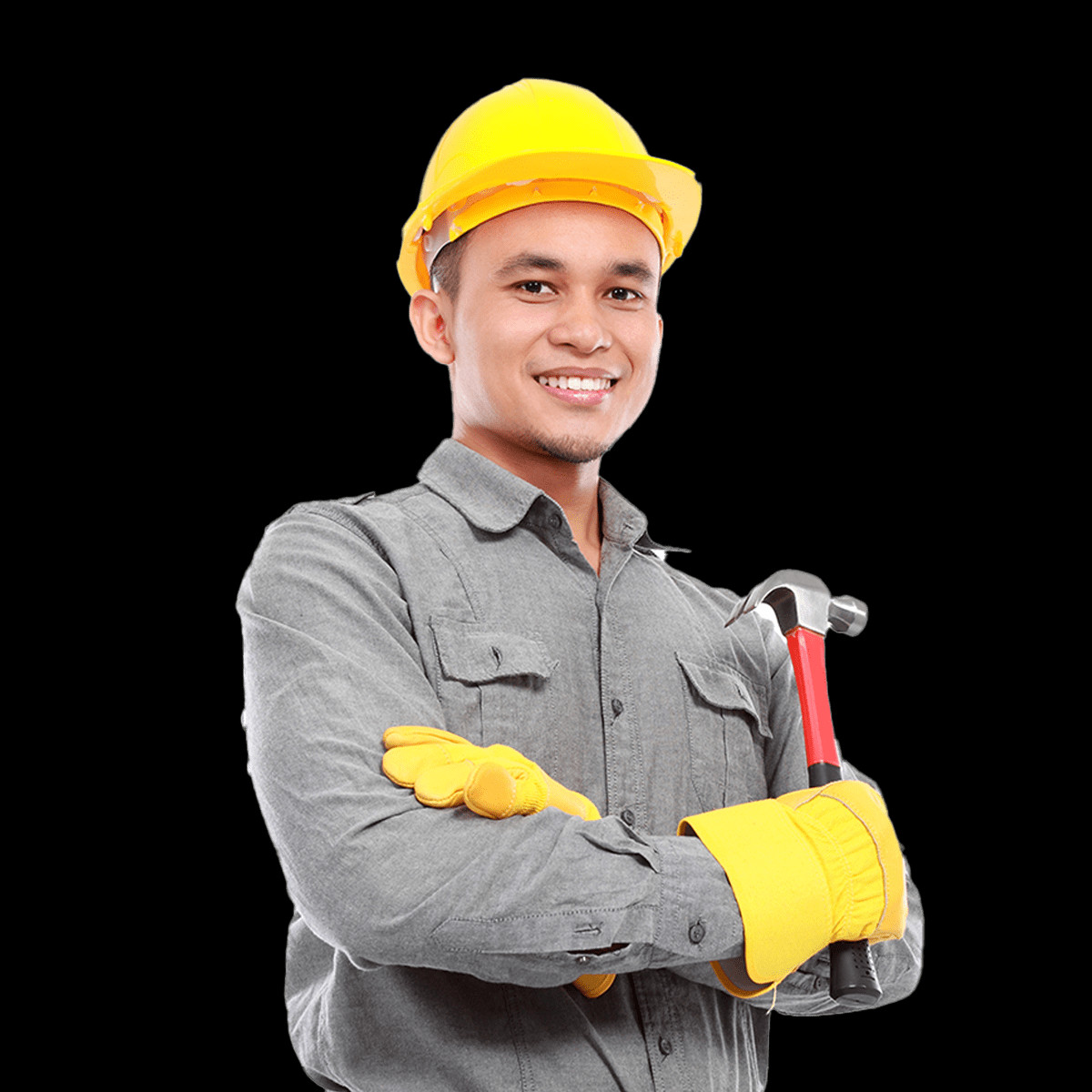 Người thợ đang thi công sàn vinyl chất lượng cao