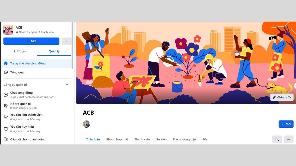 Hướng dẫn bước 4 tạo nhóm Facebook trên máy tính: Mời bạn bè và hoàn tất