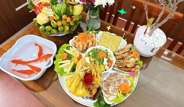 Mâm cúng ông Táo cho miền Bắc đầy đủ