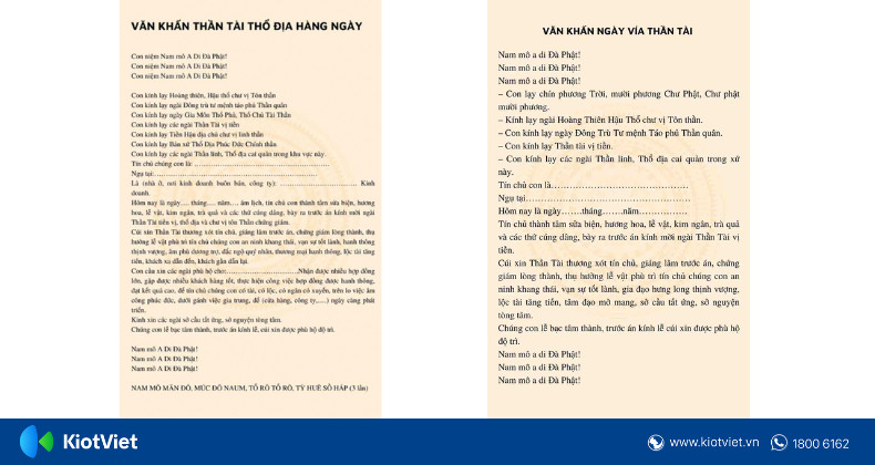 Lễ vật và không gian thờ cúng linh thiêng