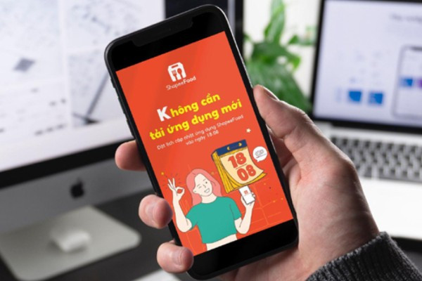 Minh họa quy trình đặt hàng của khách hàng trên ứng dụng Shopee